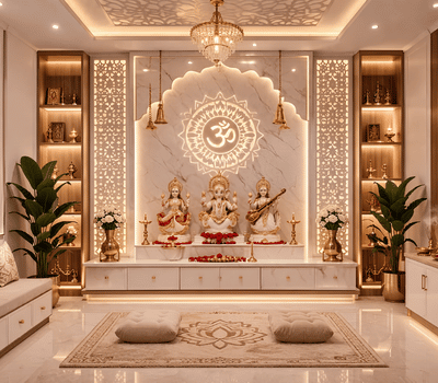 Marble Luxury Pooja Rooms