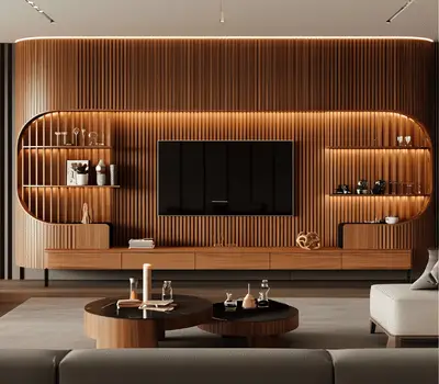 Luxury Entertainment Walls